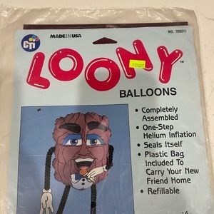 NEW California Raisins "Tiny Goodbite" VTG 1988 Inflatable Loony Balloon RARE